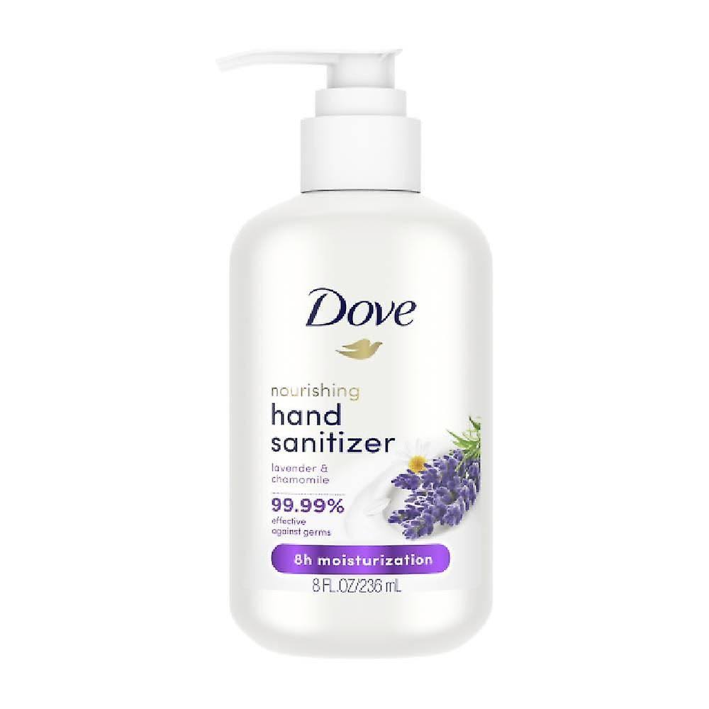 Dove nourishing hand sanitizer, lavender and chamomile, 8 oz