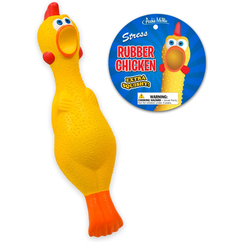 Archie McPhee Stress Rubber Chicken