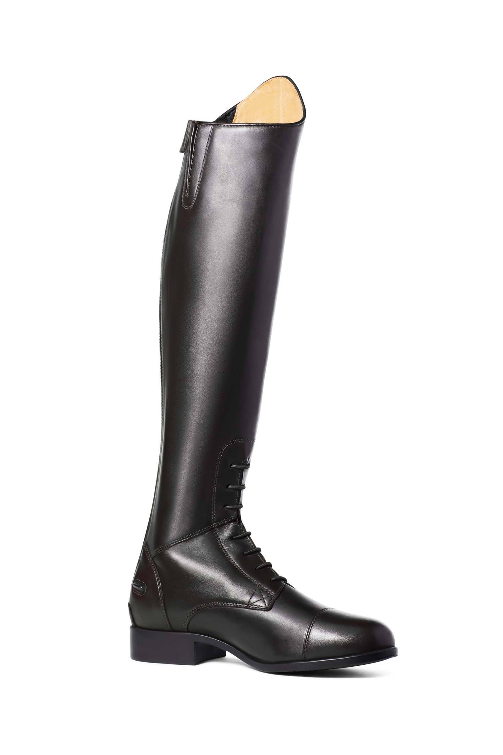 Ariat Ladies Heritage Contour II Field Zip Boot - Black, 5 UK