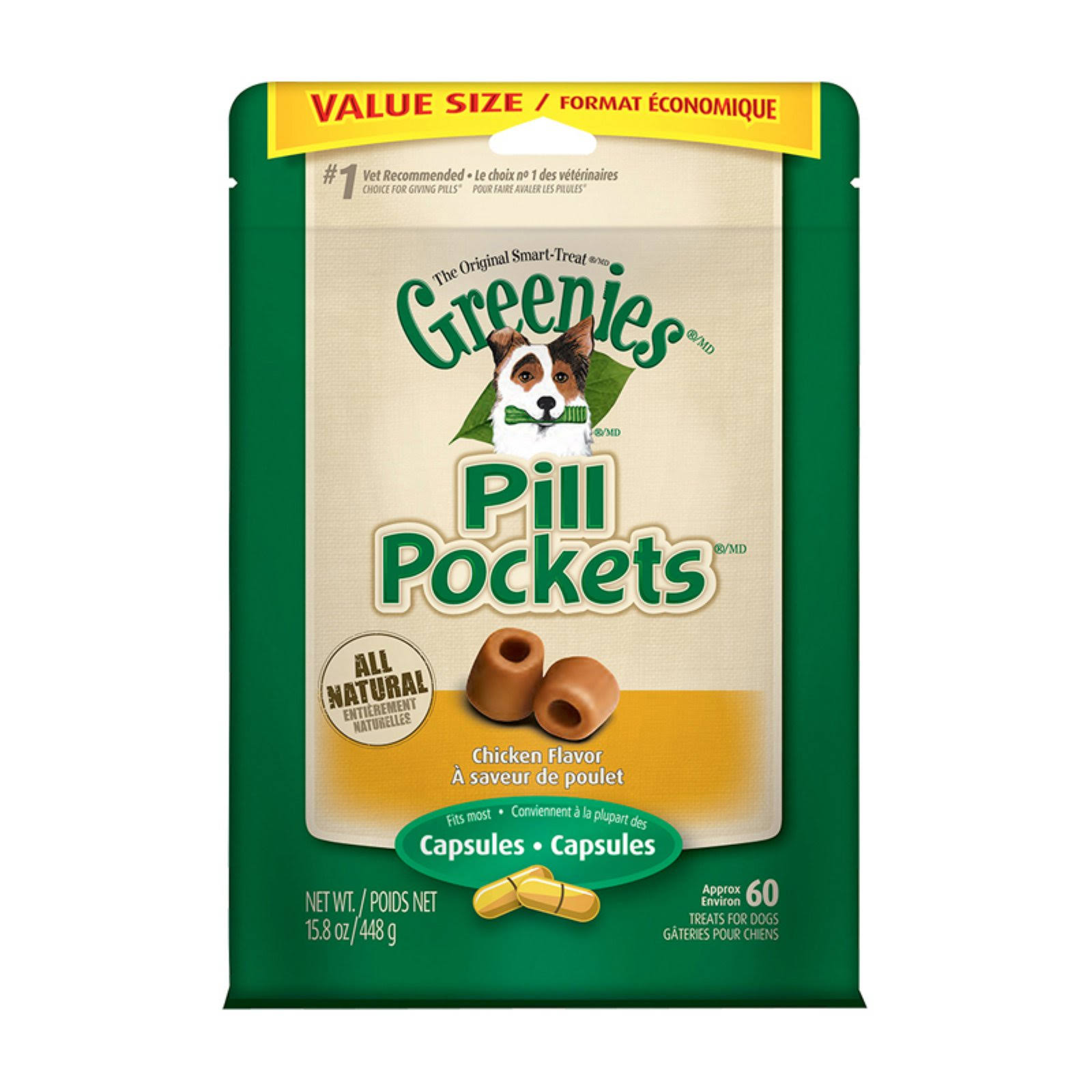 Greenies Pill Pockets Dog Treats - Chicken