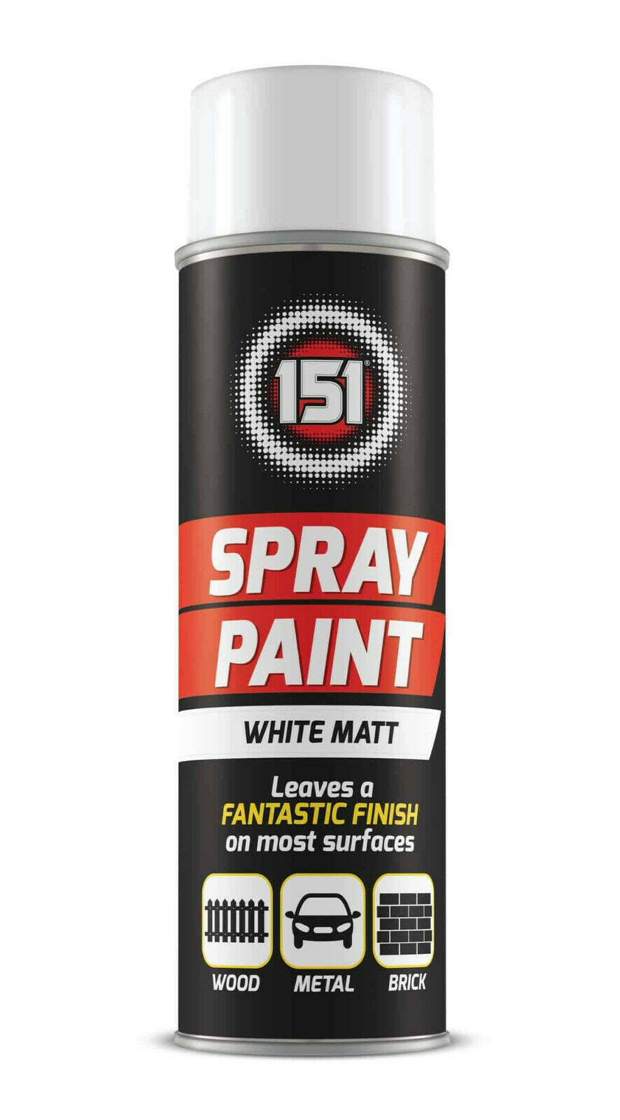 151 Spray Paint - White Matt, 250ml