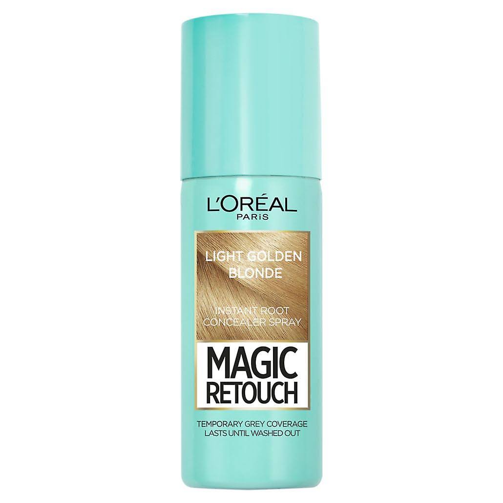 L'Oreal Magic Retouch Temporary Instant Grey Root Concealer Spray - Light Golden Blonde, 75ml