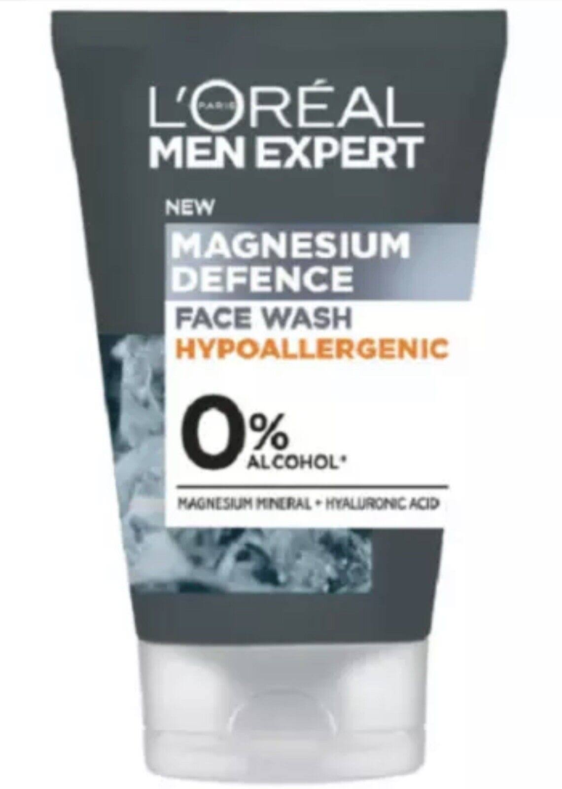 L'Oreal Men Expert Magnesium Hypoallergenic Face Wash 100ml