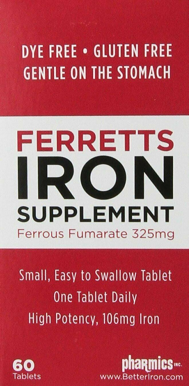 Ferretts Iron Supplement - 60 Tablets