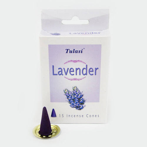 Tulasi Lavender Incense Cones
