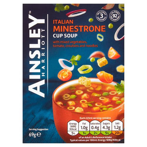 Ainsley Harriott Classic Minestrone Soup 3 Pack Delivered to Ireland
