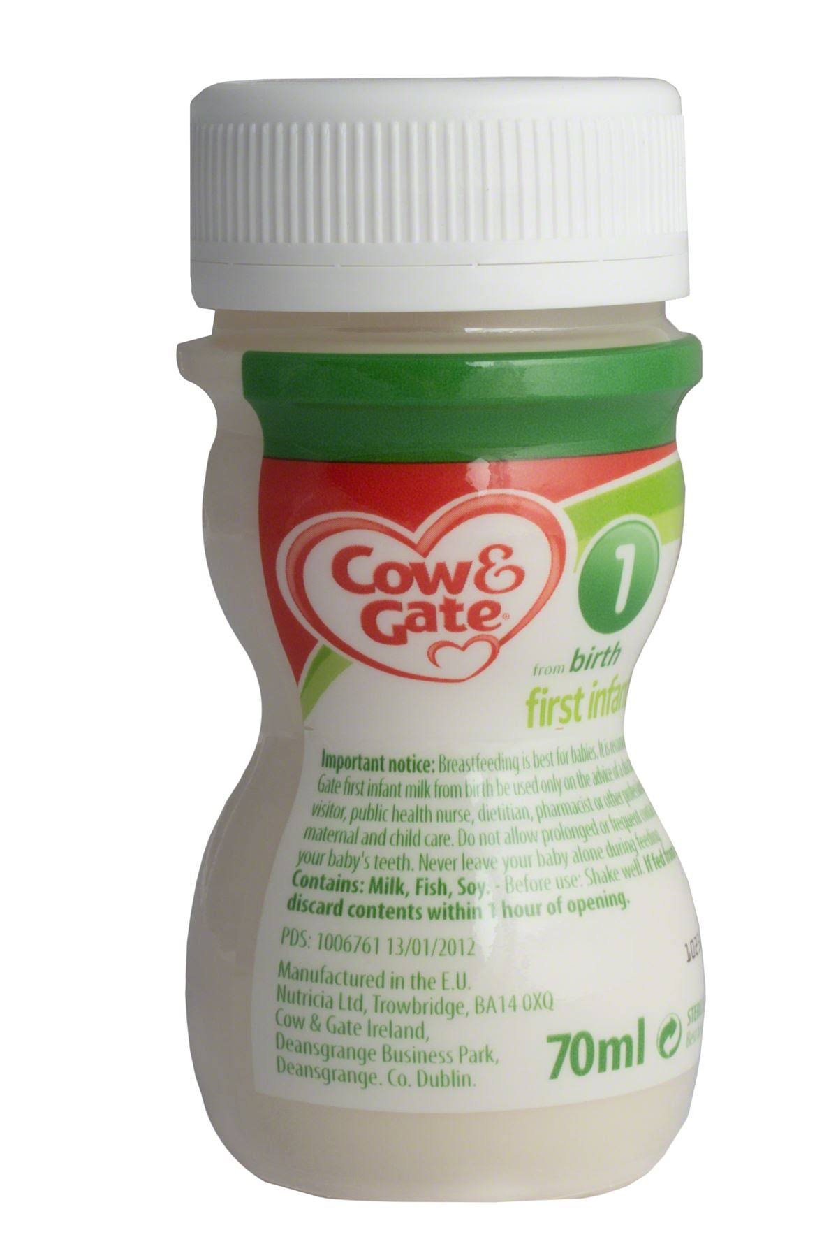 Cow and Gate First Infant Milk 70ml x 24 - Ready To Use