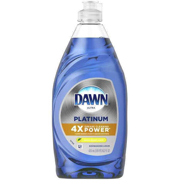 Dawn Ultra Dishwashing Liquid, Lemon Burst Scent - 479 ml