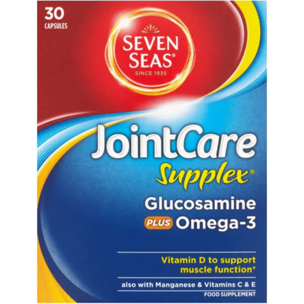Seven Seas Joint Care Supplex Glucosamine Plus Omega-3 Food Supplement - 30 Pack