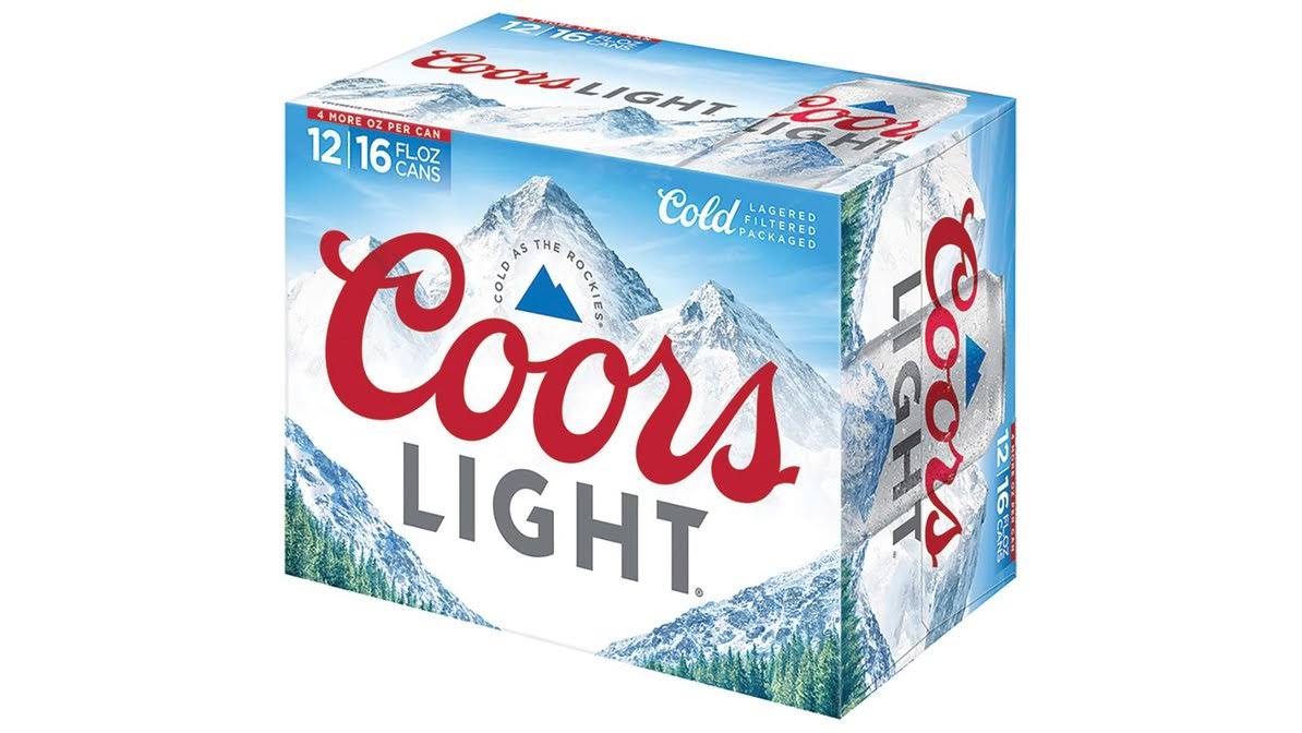 Coors Light Can (16 oz x 12 ct)