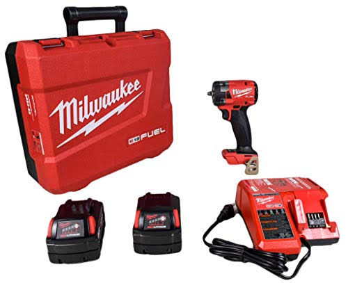 Milwaukee 2854 22 M18 Fuel Gen 3 18V Li Ion 3 8 in Compact Impact Wrench Kit