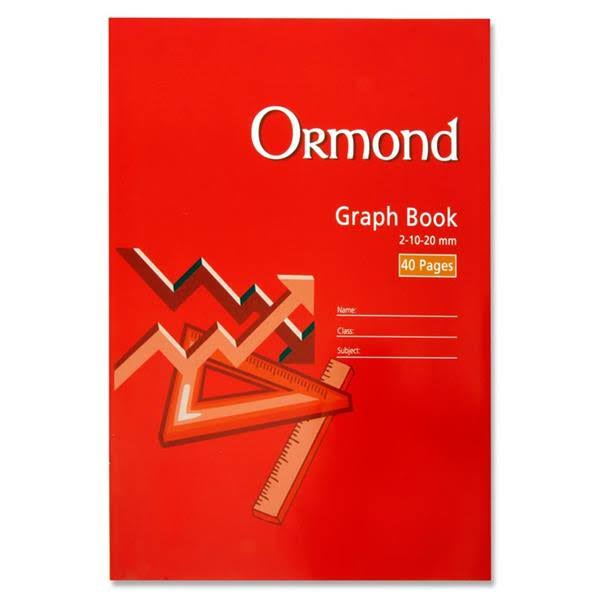 Ormond Graph Book - x40 pages