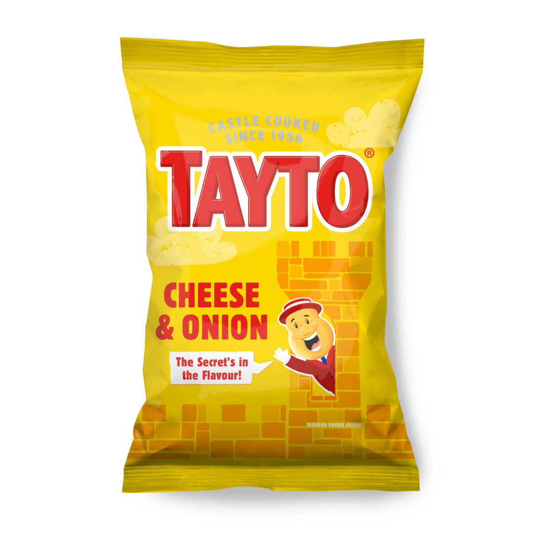 Tayto - Cheese & Onion Crisps 80g (16 Pack)