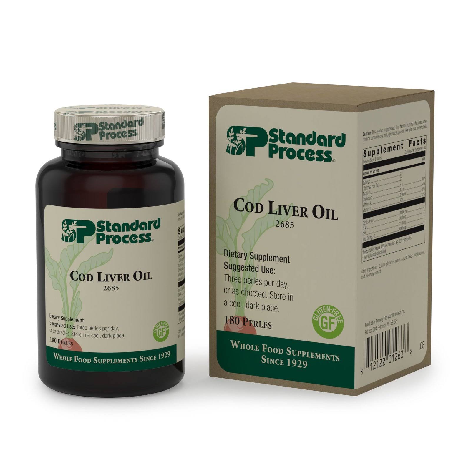 Standard Process Cod Liver Oil - 180 Tablets