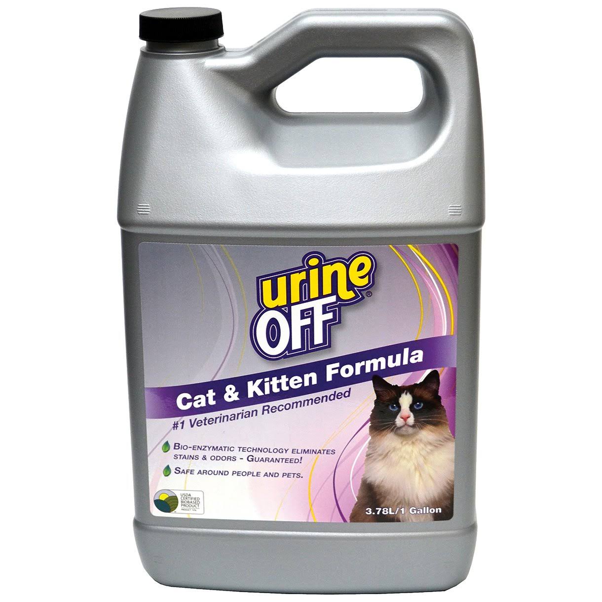 Urine off Pt6003 Odor and Stain Remover - for Cats, 1gal