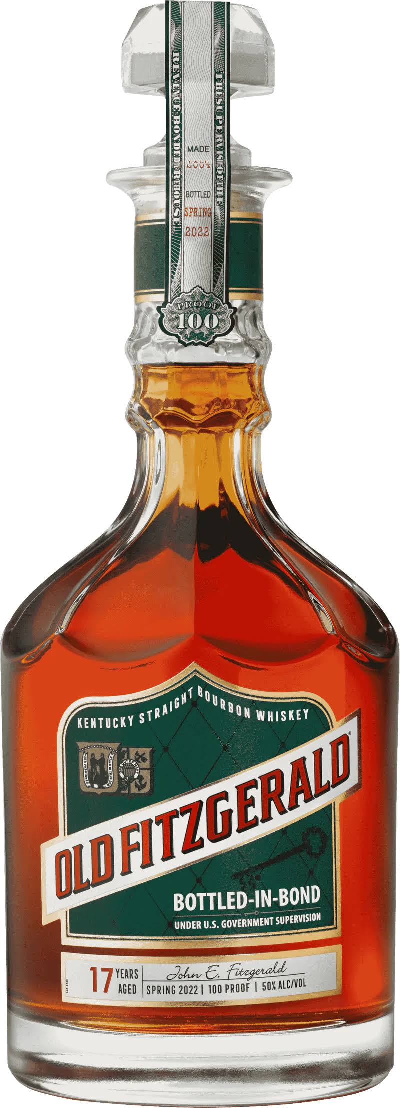 Old Fitzgerald Bottled in Bond 17 Year Bourbon 750ml
