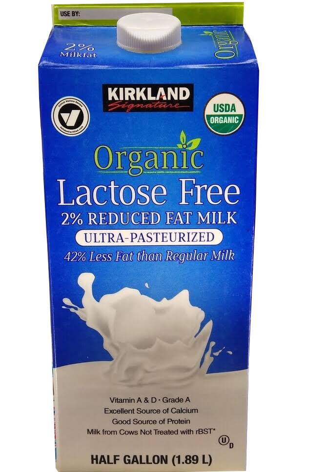 Kirkland Signature Lactose Free 2% Reduced Fat Milk