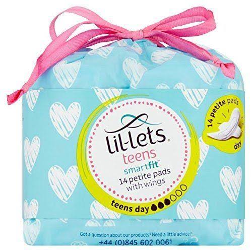 Lil-Lets Teens Smartfit Petite Pads with Wings - 14 Pads