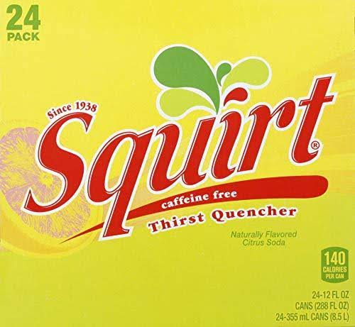 Squirt Caffeine Free Thirst Quencher - Citrus Soda, 12oz, 24ct