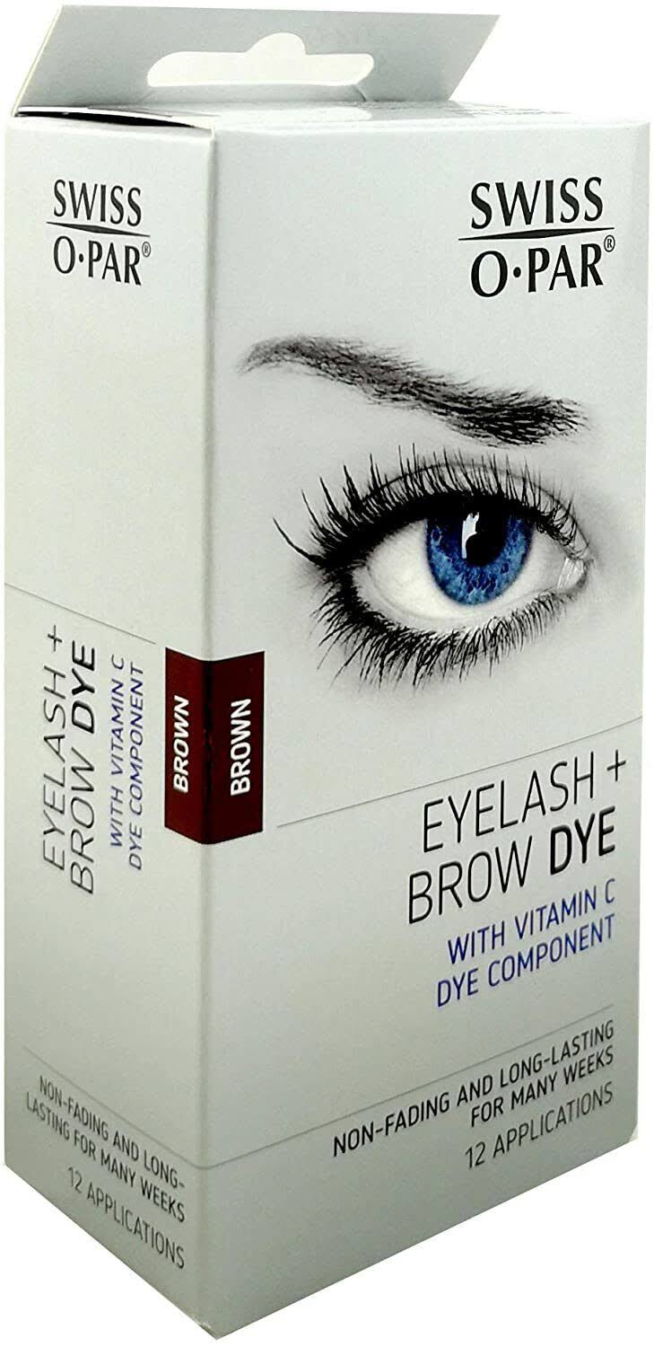 Swiss O Par Eyelash + Brow Dye - Brown 12 Applications