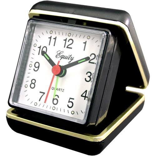 Equity Quartz Folding Travel Alarm Clock
