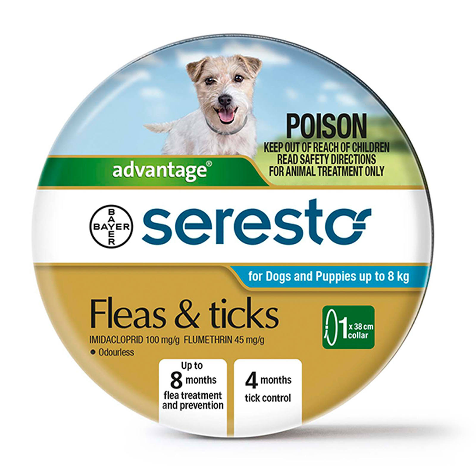 Seresto Flea and Tick Collar for Dogs - Small, Under 18lb