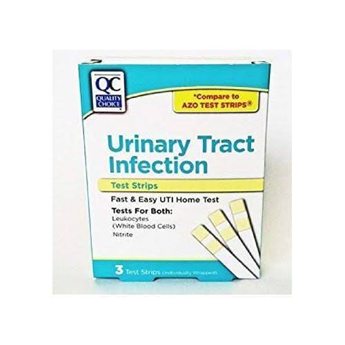 Quality Choice Urinary Tract Infection Test Strips 3 Count Each