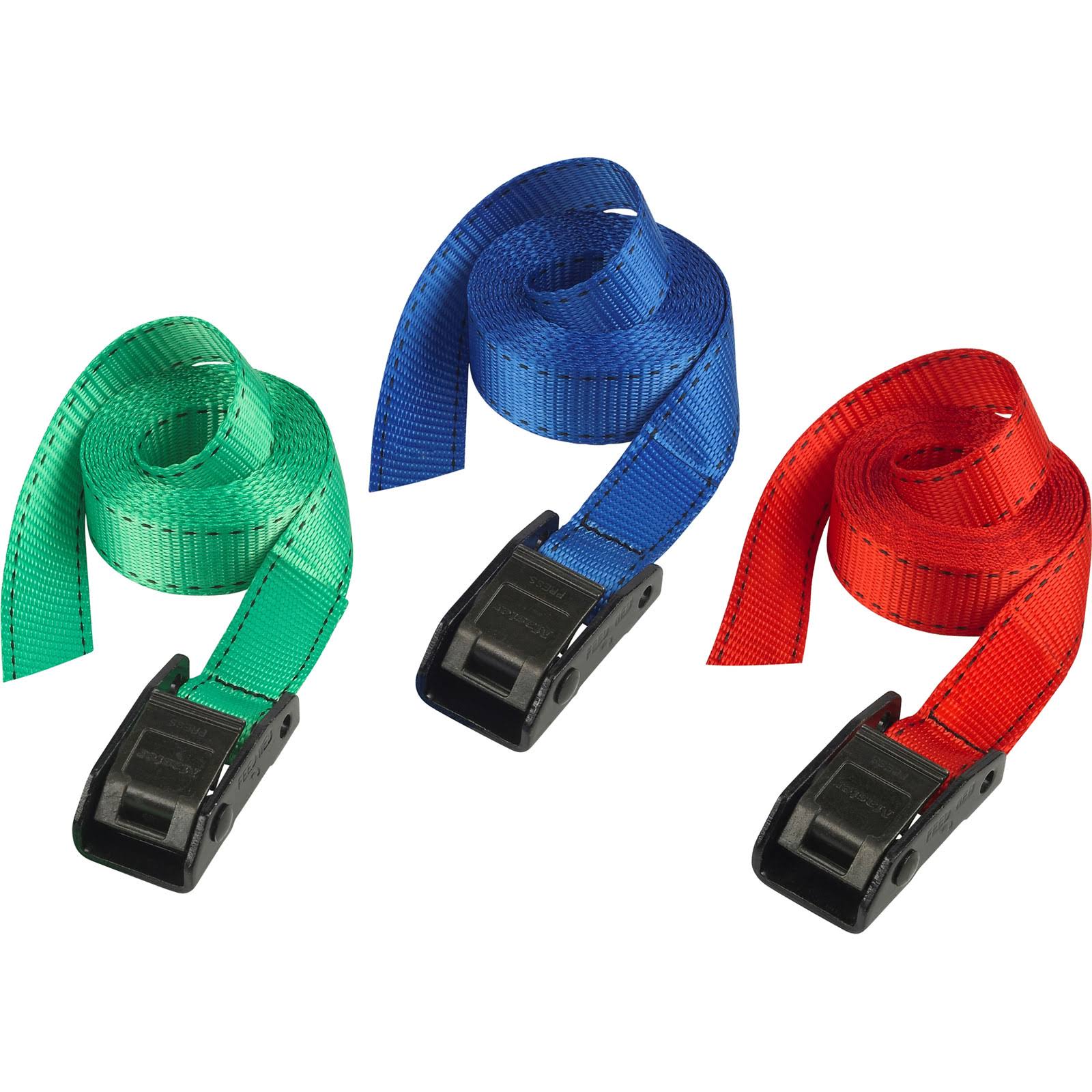 MasterLock 3005ECOL Lashing Strap with Plastic Buckle Assorted Colour 