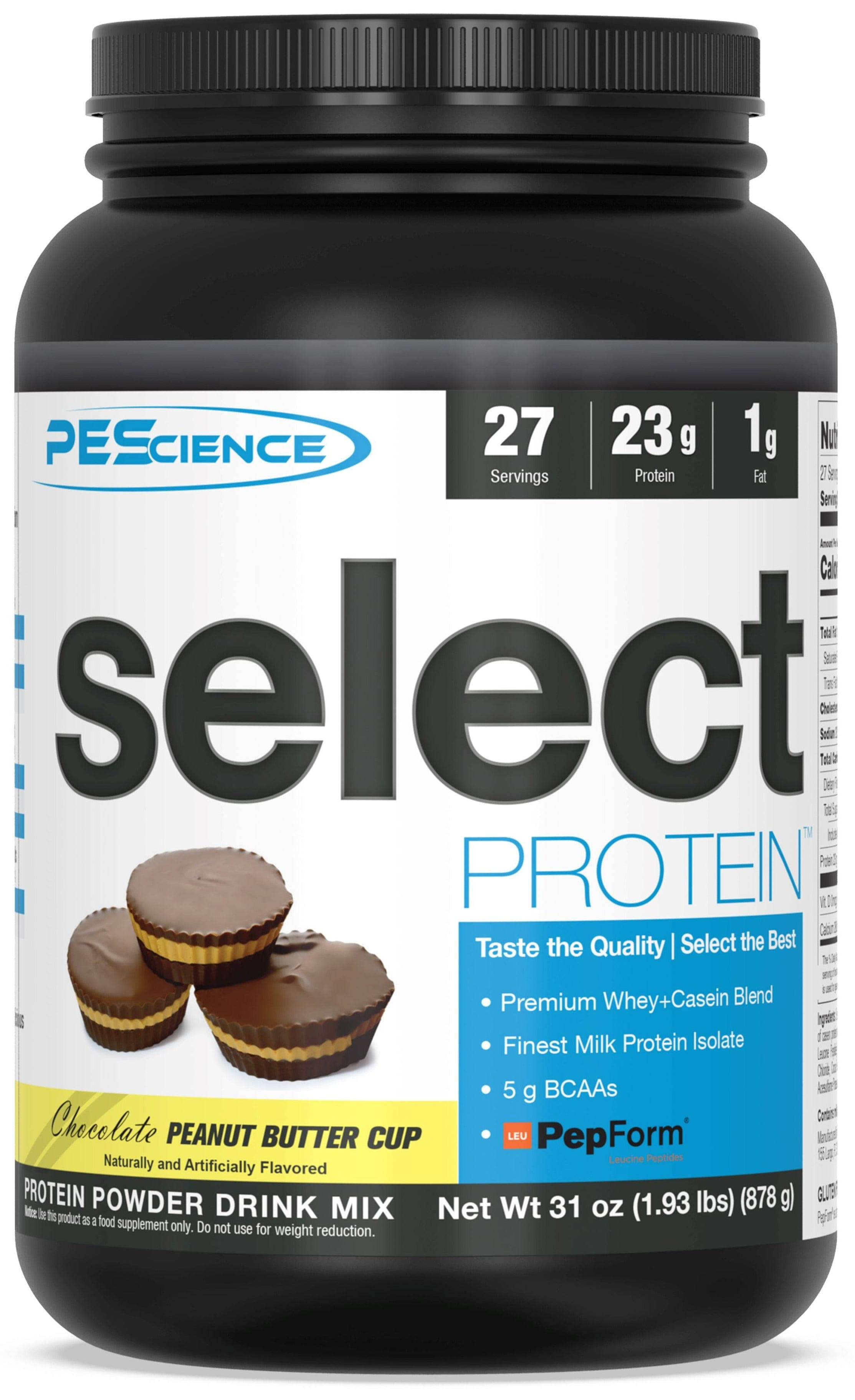 PES Select Protein Chocolate Peanut Butter Cup - 27 Servings