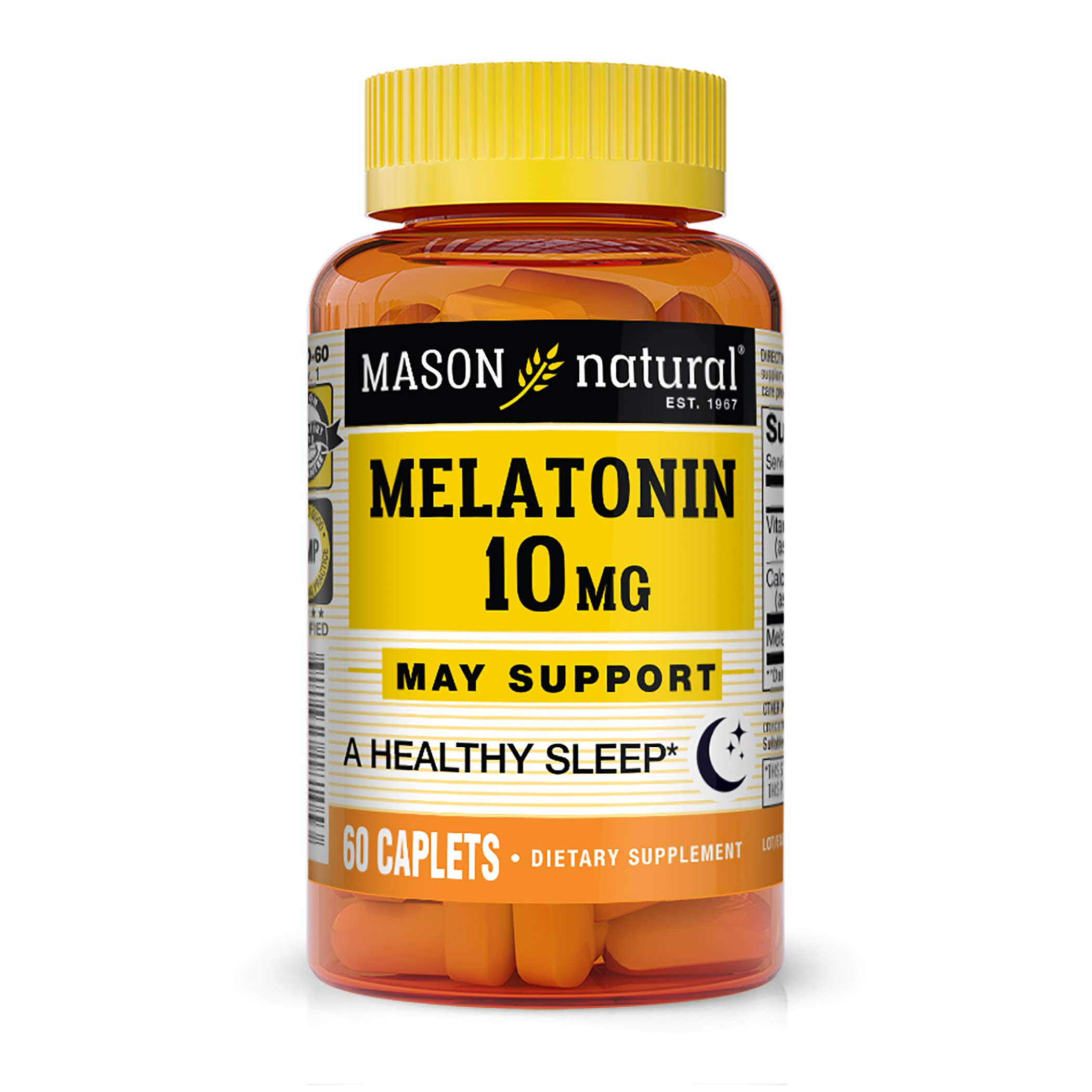 Mason Natural Melatonin 10 mg 60 Caplets