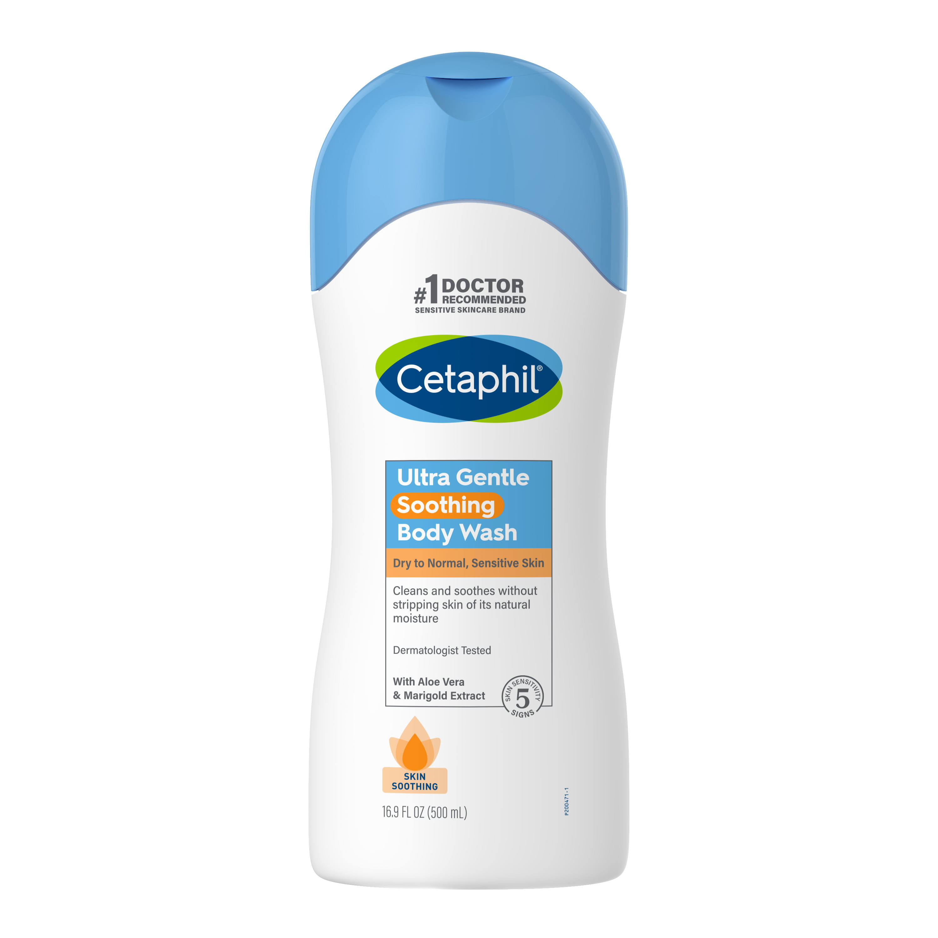 Cetaphil Ultra Gentle Body Wash, Skin Soothing, 16.9 Fl Oz (Pack Of 1)