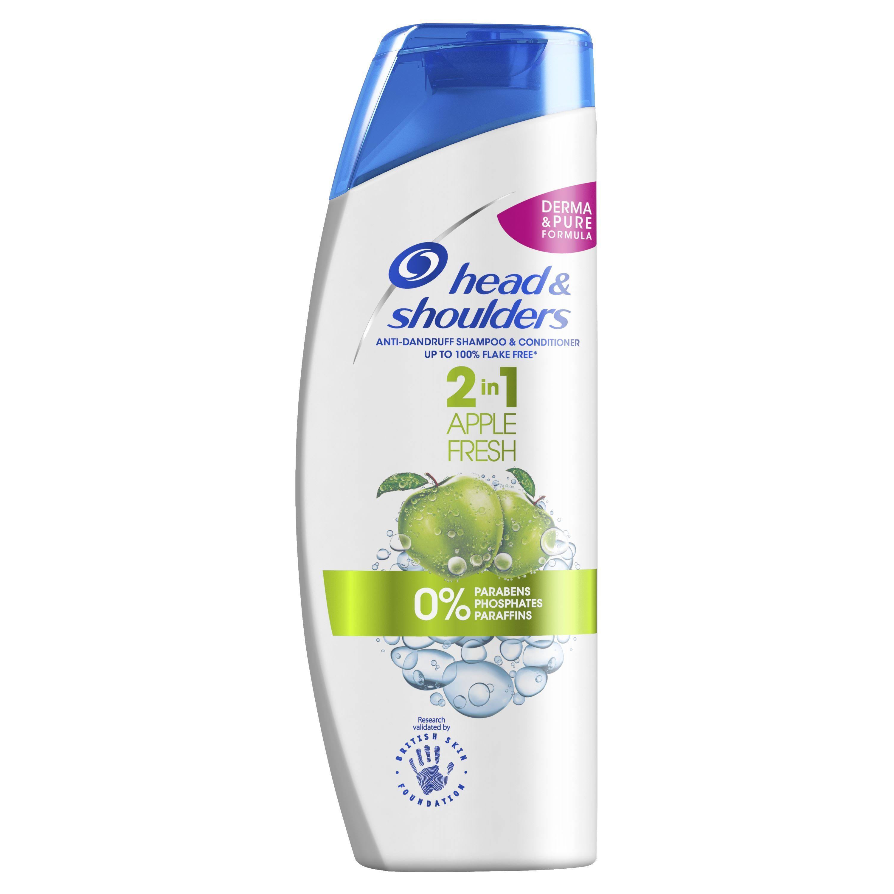 Head & Shoulders 2-in-1 Anti-Dandruff Shampoo - 750ml, Apple Fresh