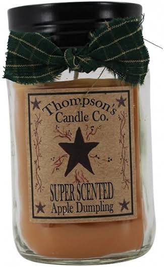 (Apple Dumpling) - Thompson's Candle Co Apple Dumpling Mason Jar Candles