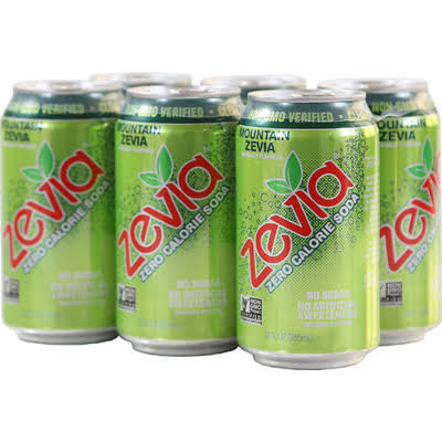 Zevia Mountain Zero Calorie Soda - 6 pack, 12 fl oz cans
