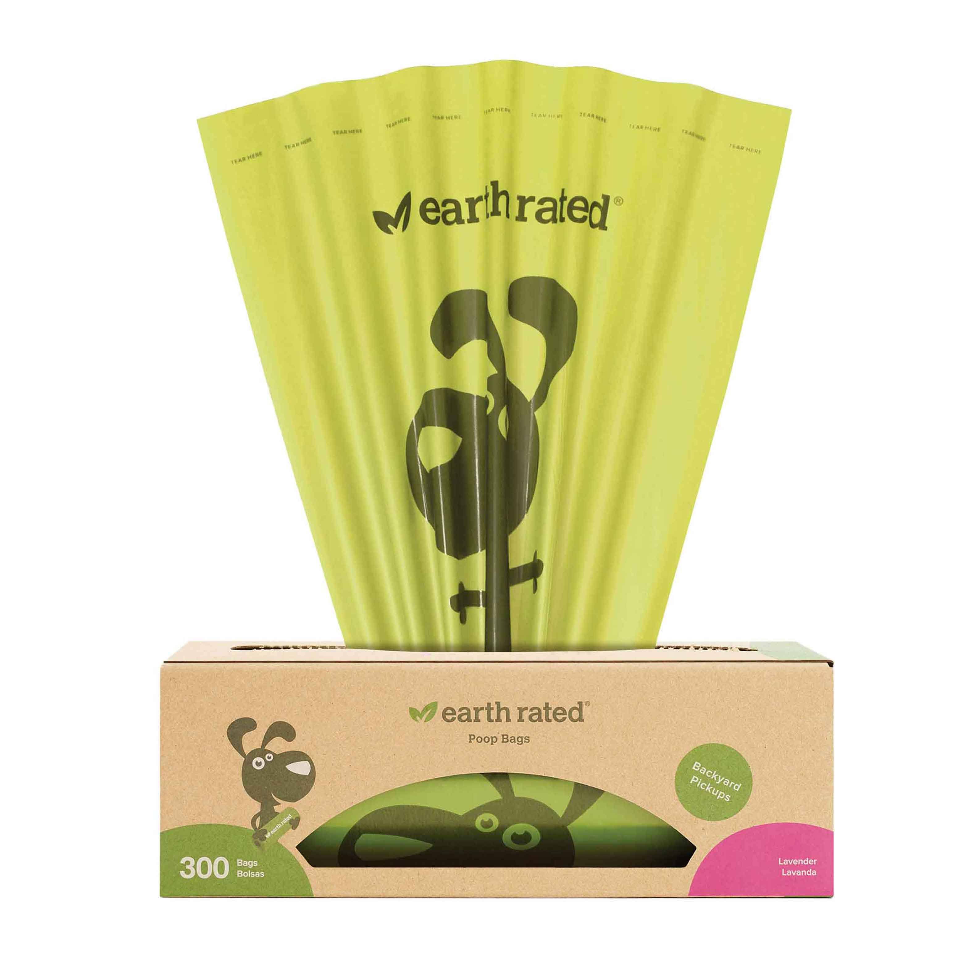 Earth Rated Dog Waste Bags Lavender 300 Bags