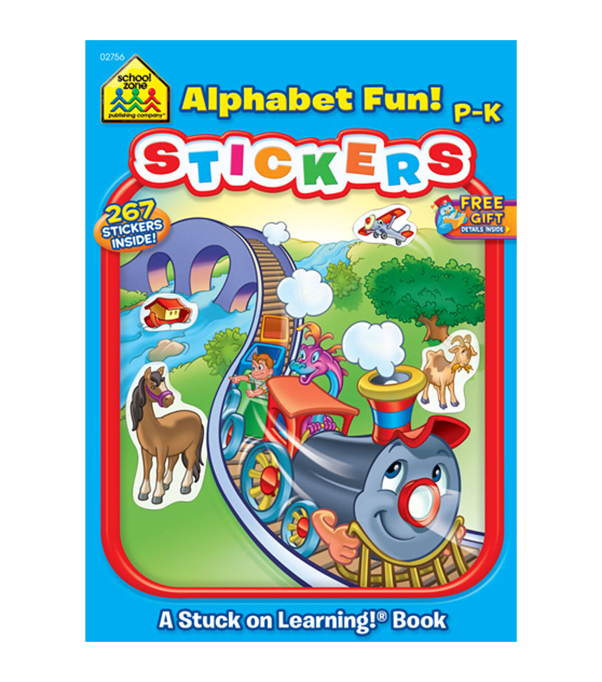 School Zone Alphabet Fun Stickers - 267 Stickers