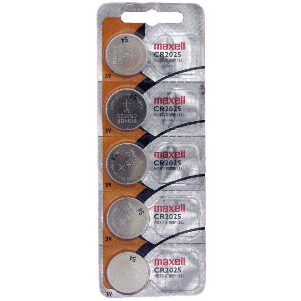 Maxell | Lithium Cr2025 Coin Batteries - 5-Pack | Rona