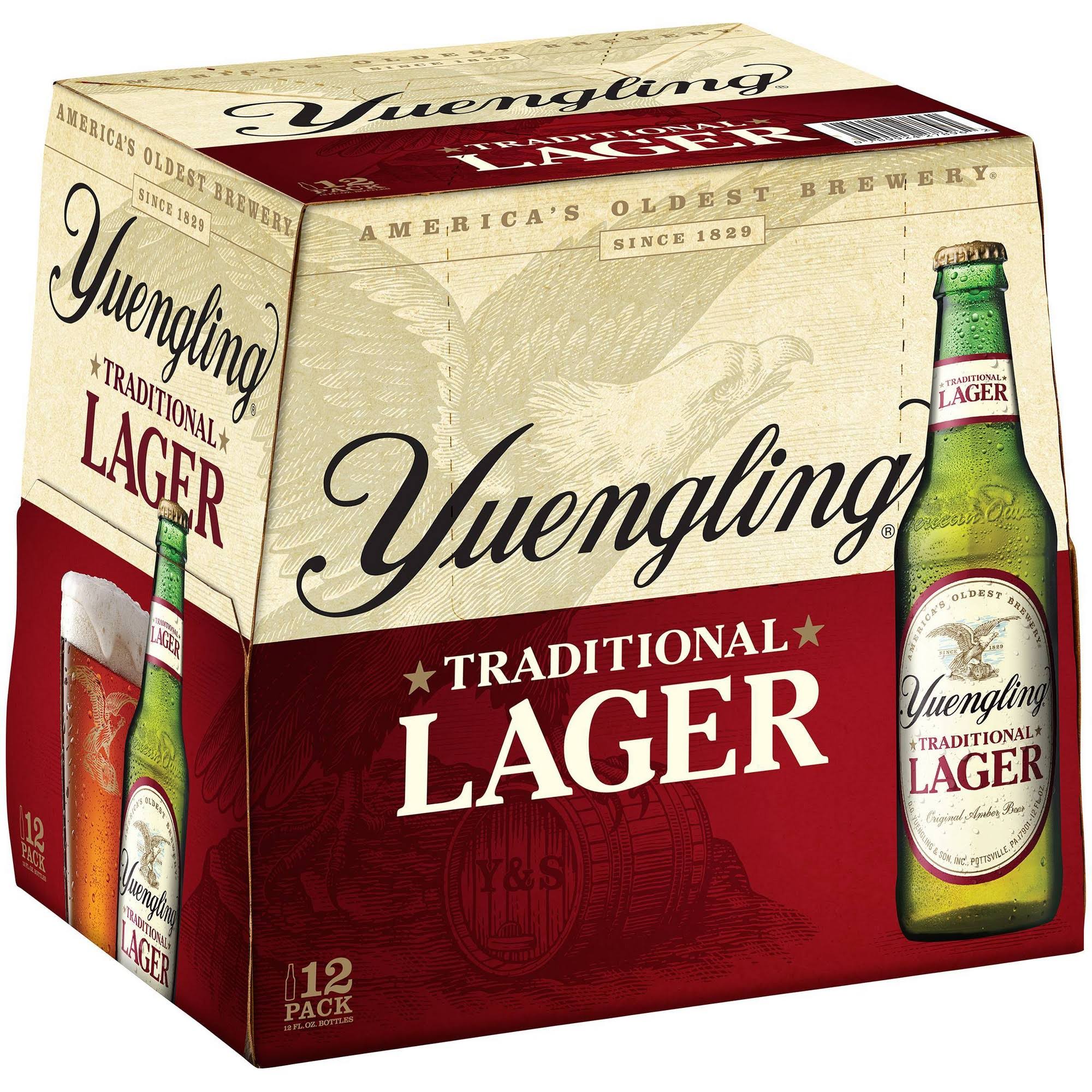 Yuengling Lager - 12 Bottles