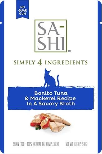 Sa-Shi Bonito Tuna & Mackerel Recipe 8/1.76oz