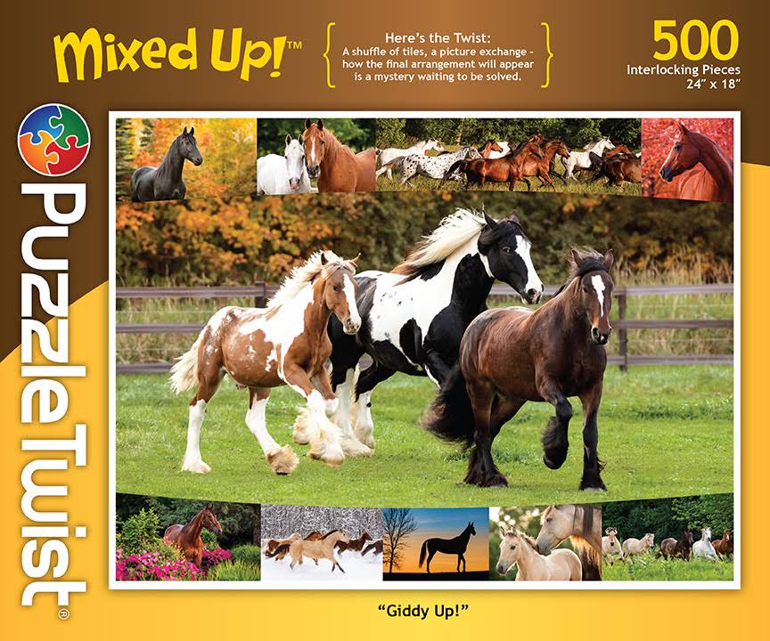 Giddy Up! - Something's Amiss! 500 Piece Jigsaw Puzzle by PuzzleTwist