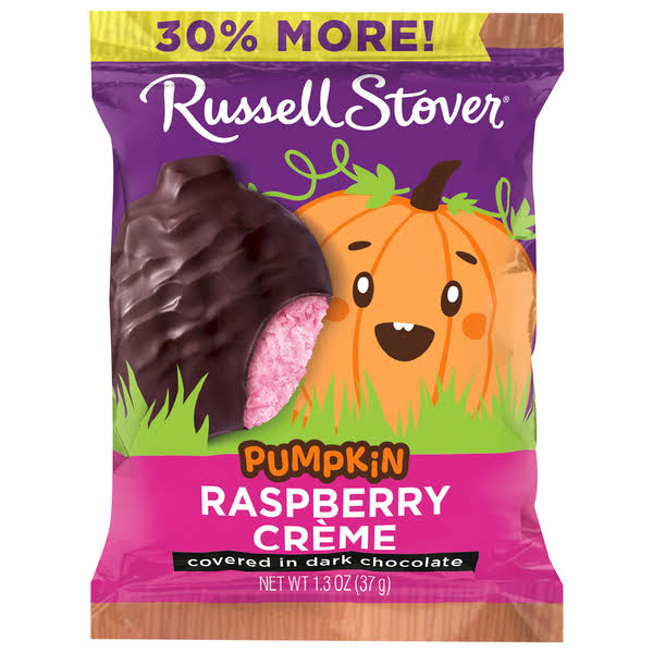Russell Stover Pumpkin, Raspberry Creme - 1.3 oz