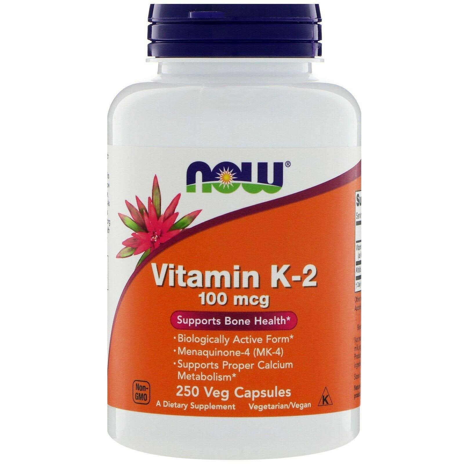 Now Foods - Vitamin K-2 100mcg - 250 vcaps