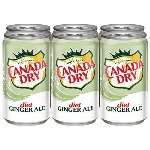 Canada Dry Diet Ginger Ale - 7.5oz, 6ct