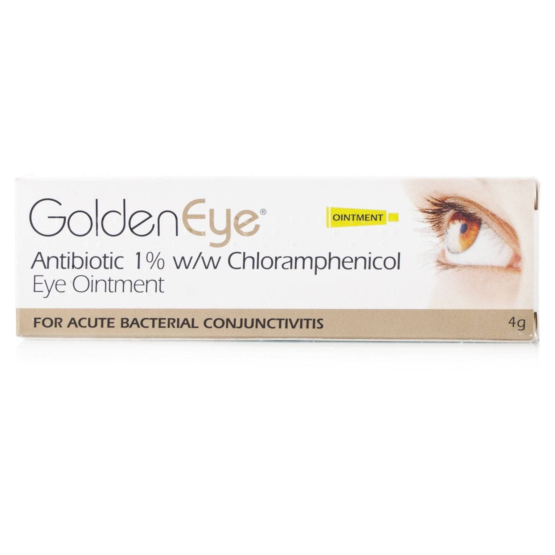 Golden Eye Antibiotic Chloramphenicol Eye Ointment - 4g