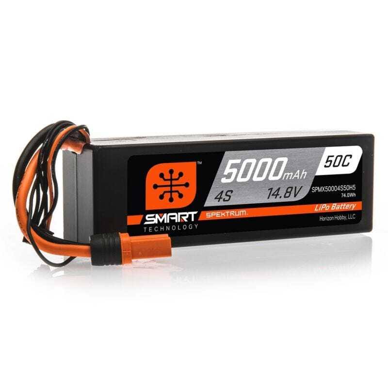 Spektrum Smart Lipo Battery - 5000mAh, 4S, 14.8V, 50C
