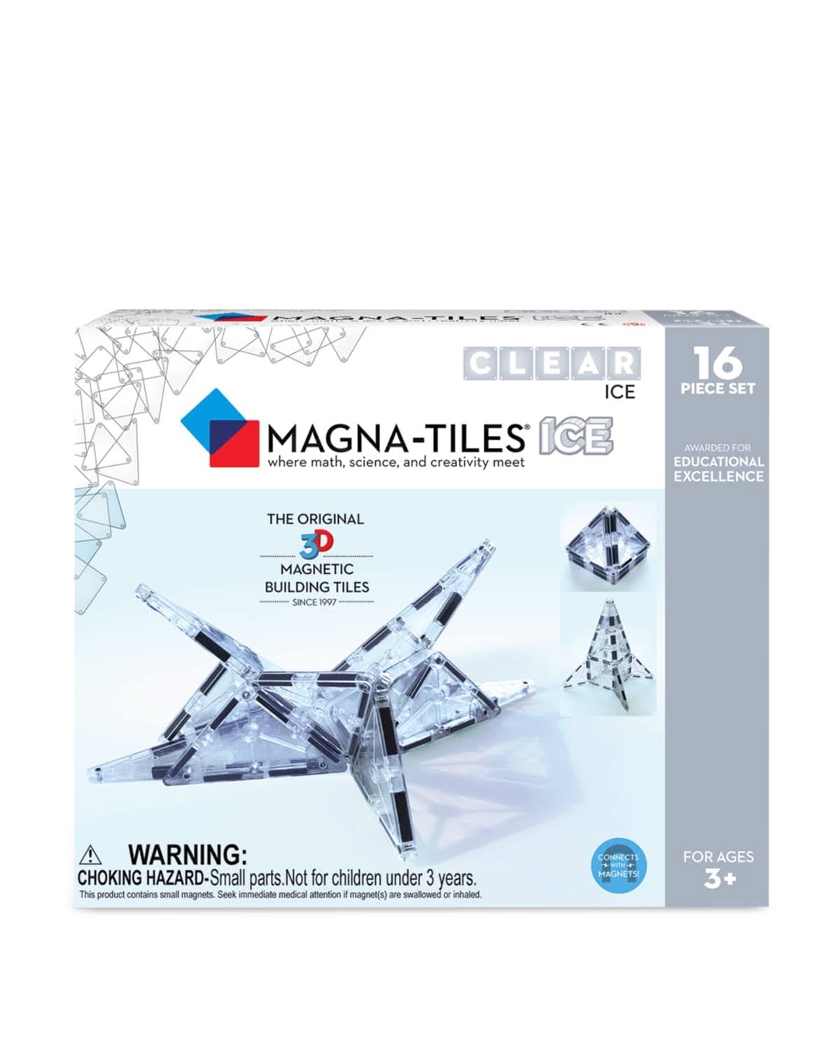 Magna-Tiles Ice Set, The Original Magnetic Building Tiles For Creative