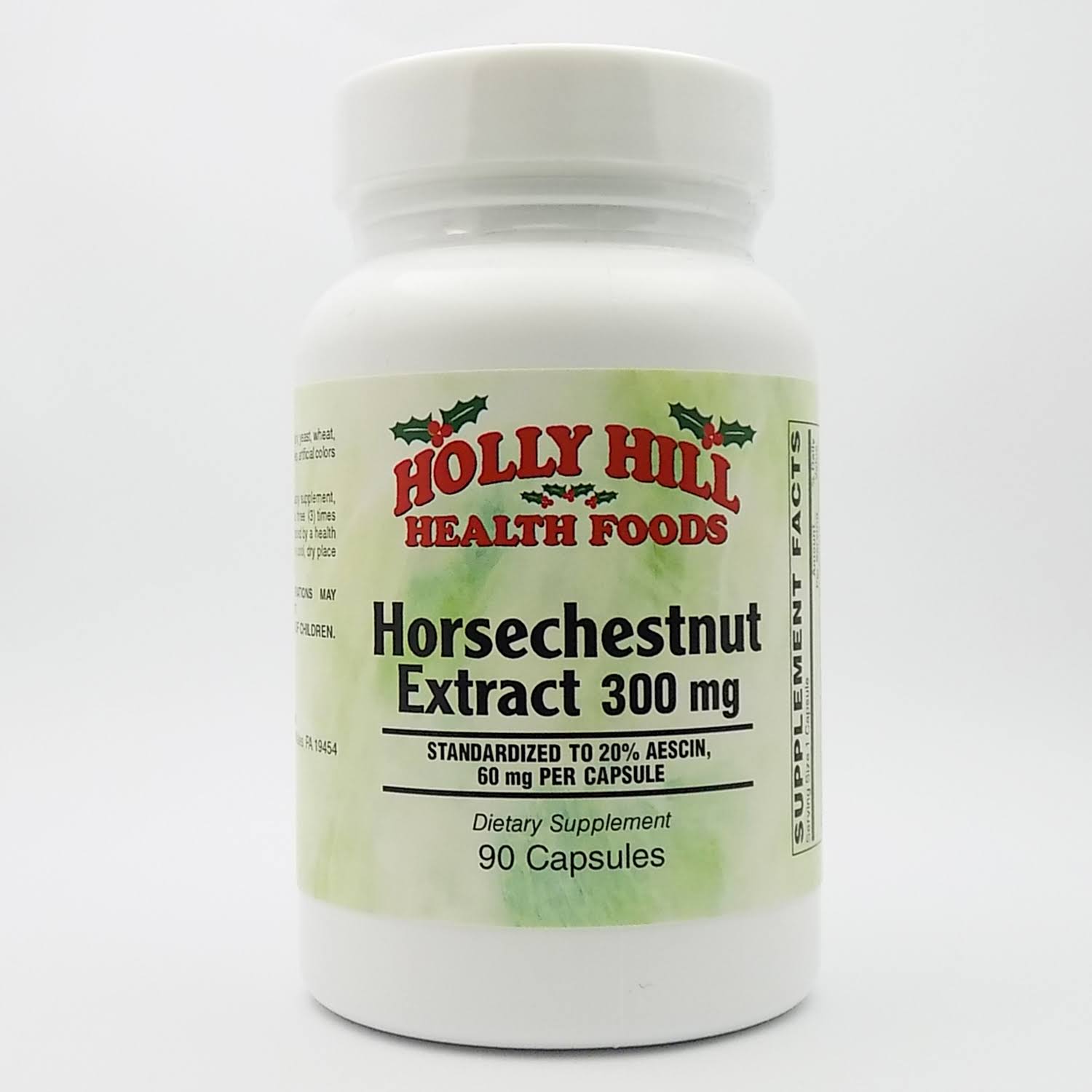 Holly Hill Health Foods, Horsechestnut Extract, 300 mg, 90 Capsules