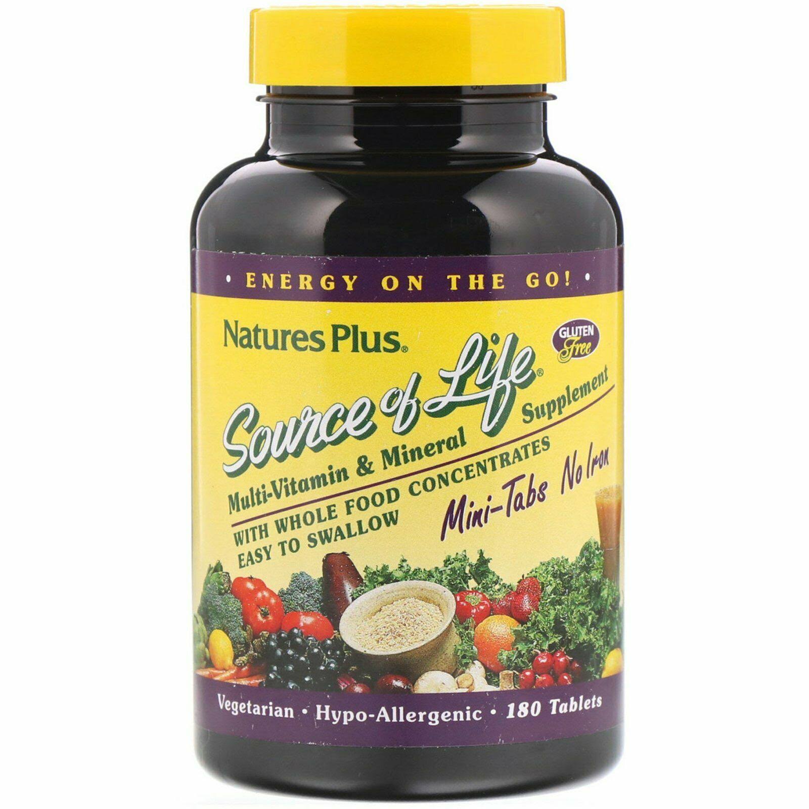 Nature's Plus Source of Life Supplement - 180 Tablets