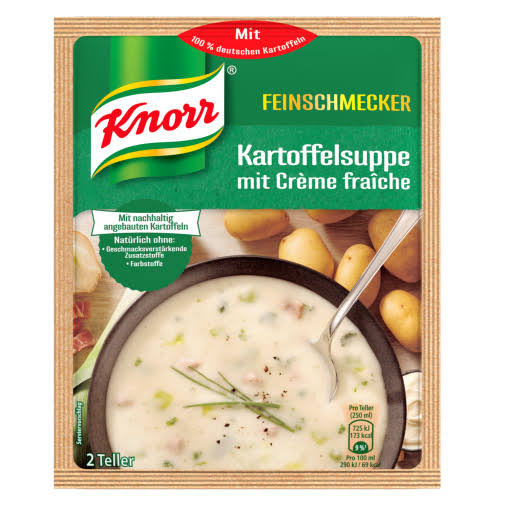 Knorr Cream of Potato Soup Mix refined with creme fraiche & Bacon - 2 portions