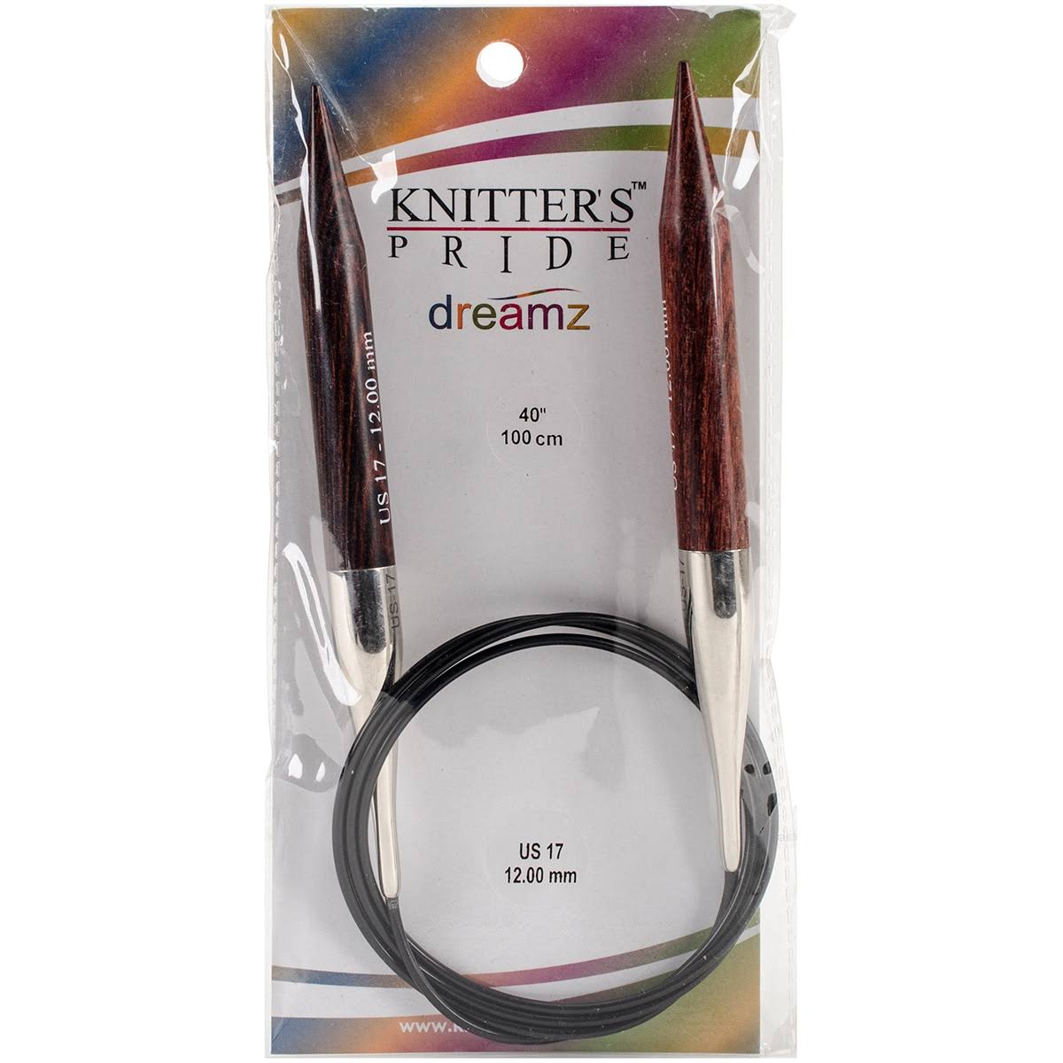 Knitter's Pride Dreamz Fixed Circular Needles - 40", Size 17,12.0mm